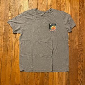 under armour 1996 retro earth logo heat gear gray short sleeve t shirt size 2xl